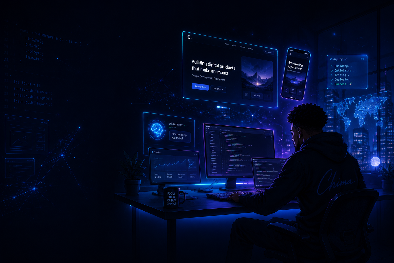 Chimezie Chima • AI, Design & Full-Stack Development
